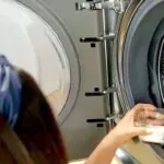 cleaning a washing machine drum