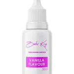 BAKE KING Vanilla Flavour 30ML Essence for Baking Cakes, Jams, Jelies, Cookies, Ice Creams and Puddings Liquid Food Essence for Cake Making (Vanilla Flavour 30ml)