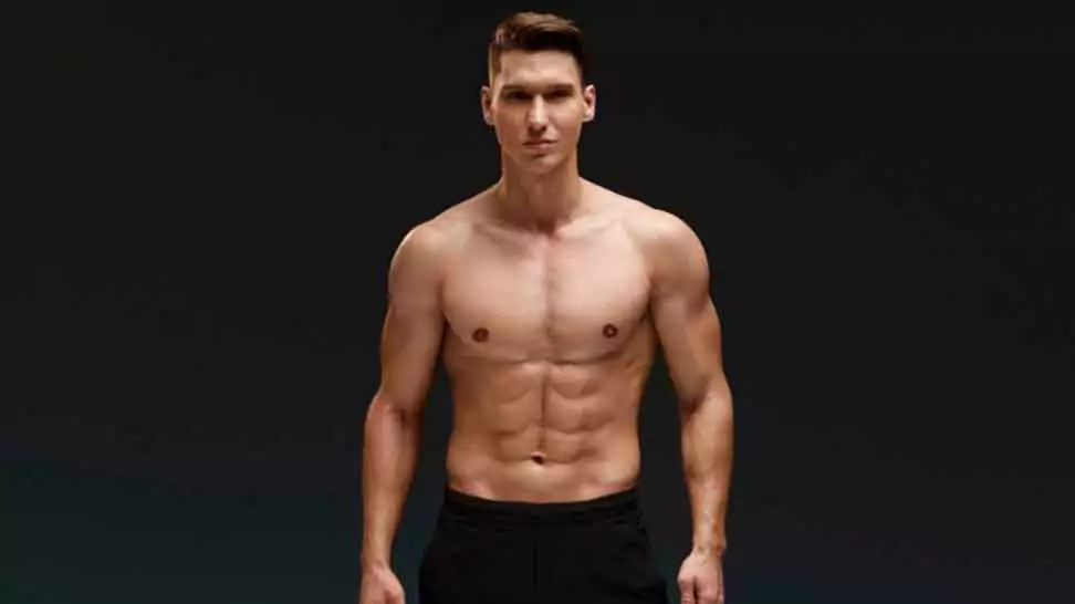 a man with athletic physique