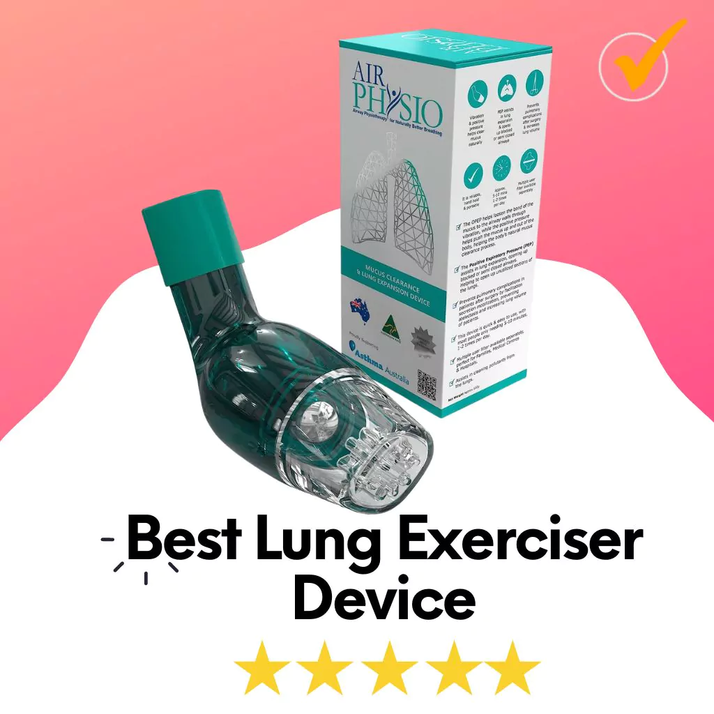 Airphysio Lung Expansion & Mucus Removal Device