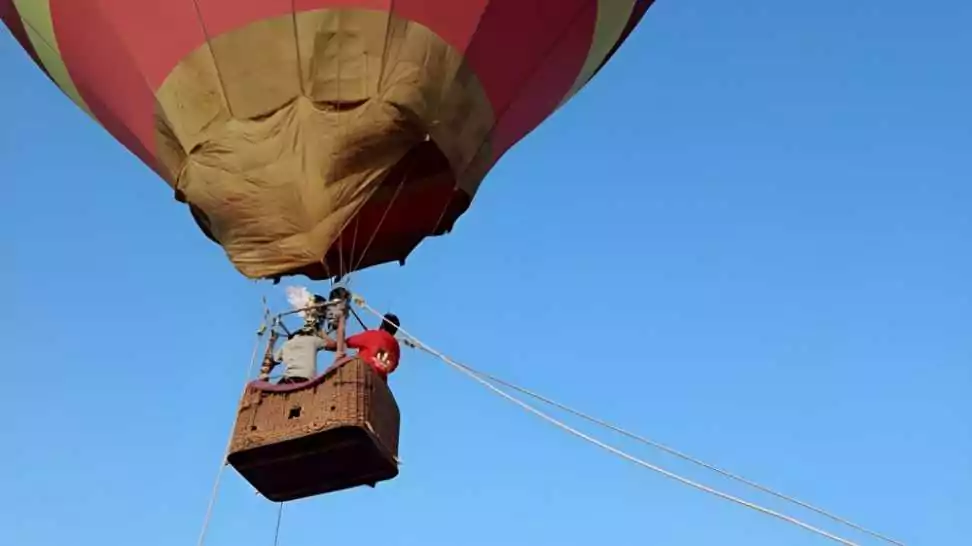 hot air balloon adventurous activity in hyderabad