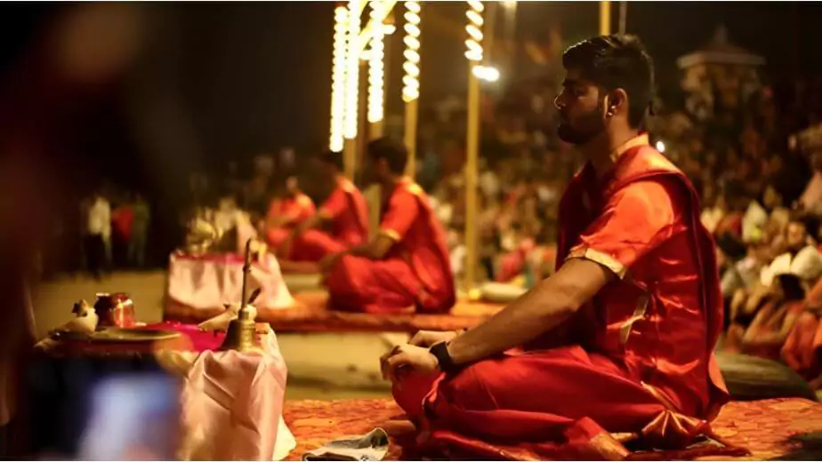 ganga aarti ceremony at haridwar