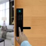 fingerprints or finger scan to open digital door lock
