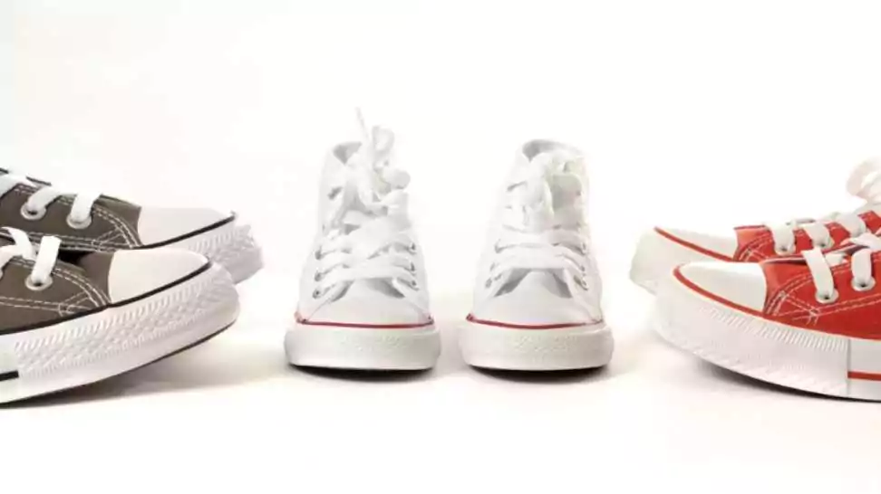 image of different canvas shoes